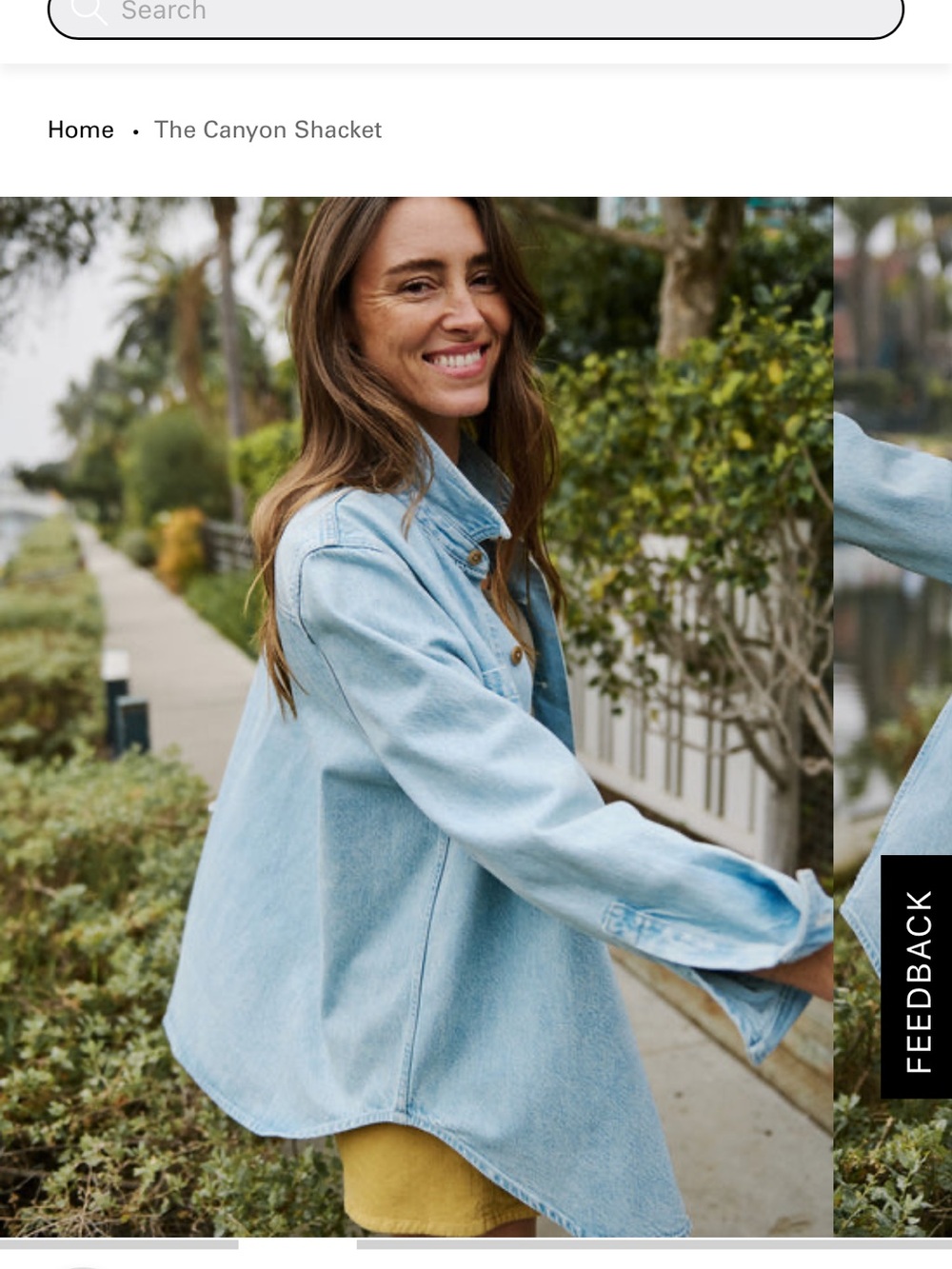 Outerknown Oversized Jean Shirt/Jacket - Picture 3 of 4